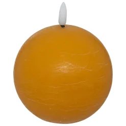 Atmosphera Bougies Led*Bougie boule à led "Molia" Jaune
