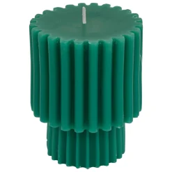 Atmosphera Bougies*Bougie décorative "Flow" Jaunemoutarde