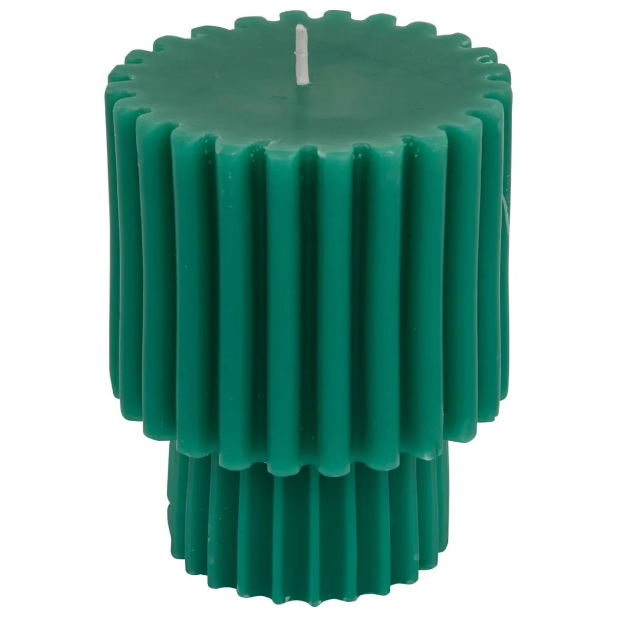 Atmosphera Bougies*Bougie décorative "Flow" Jaunemoutarde