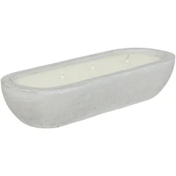 Atmosphera Décoration D'Extérieur*Bougie "Ely", ciment Citronnelle