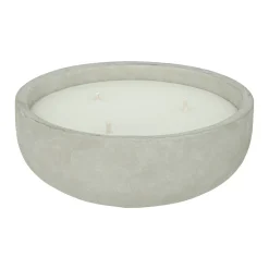 Atmosphera Bougies Parfumées|Décoration D'Extérieur*Bougie "Ely", ciment Blanc
