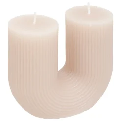 Atmosphera Bougies*Bougie en U "Demi" Gristaupe