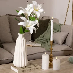 Atmosphera Bougies Led*Bougie LED "Aloe" Blanc
