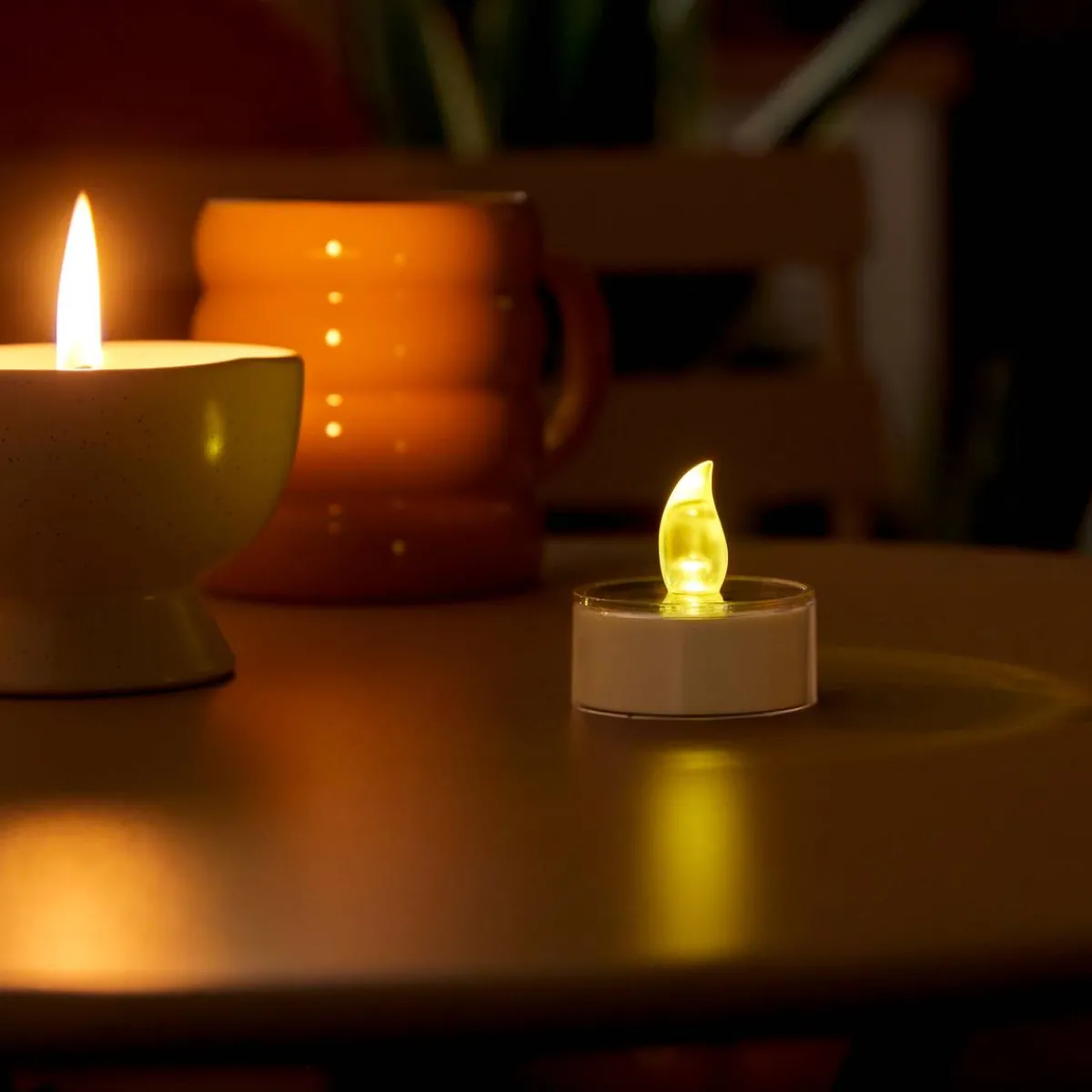 Atmosphera Bougies*Bougie led "Pool" Douceurdelin