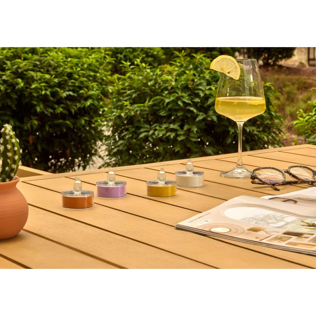 Atmosphera Bougies*Bougie led "Pool" Douceurdelin