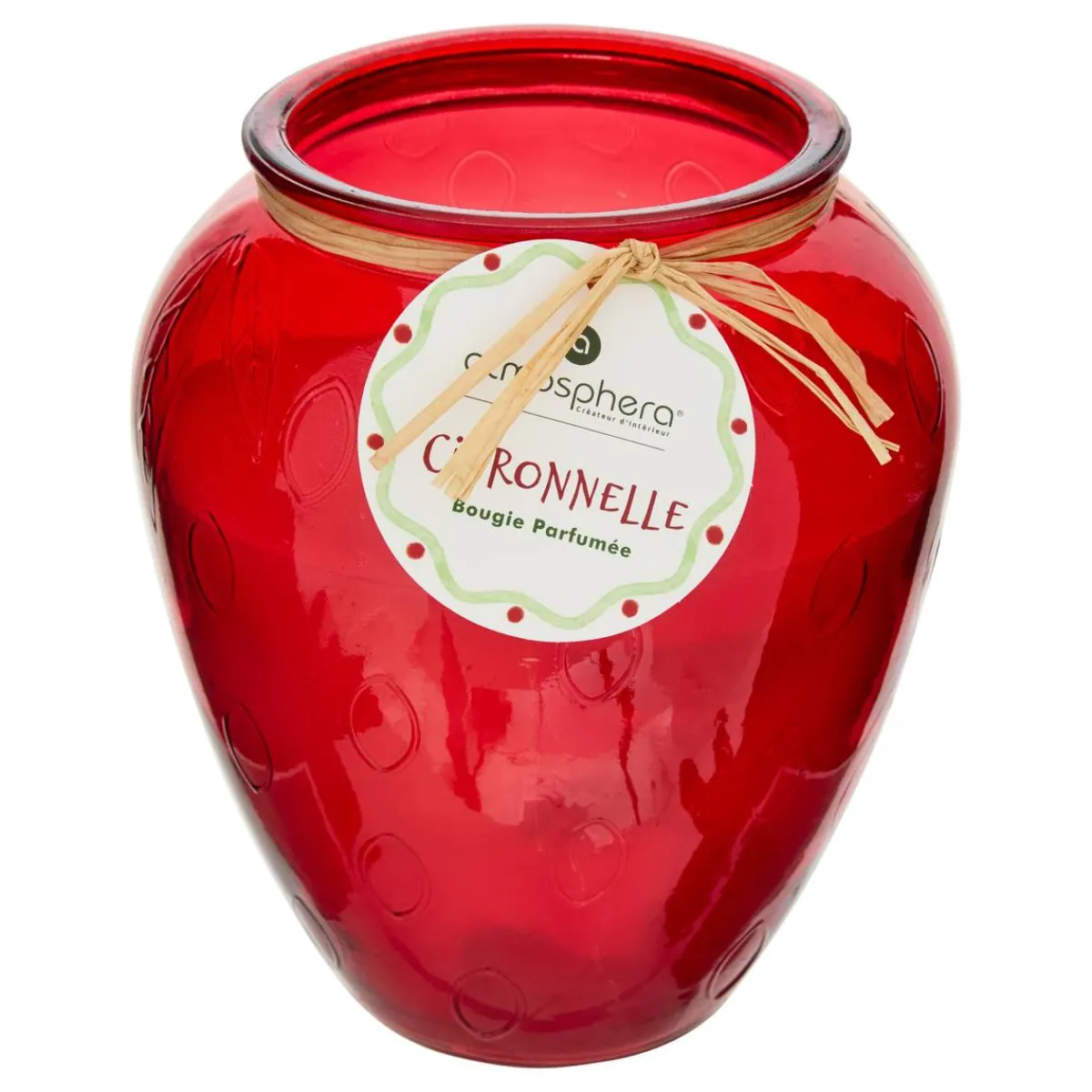 Atmosphera Décoration D'Extérieur*Bougie parfumée "Fruity" Citronnelle