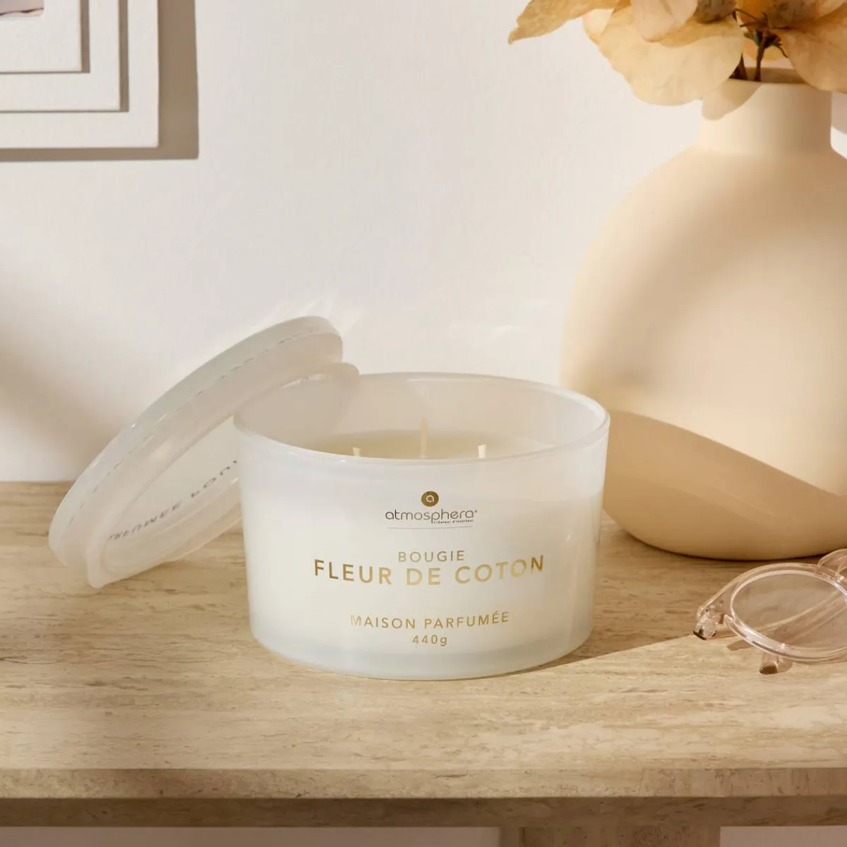 Atmosphera Bougies Parfumées*Bougie parfumée "Glowy" Figuenoire