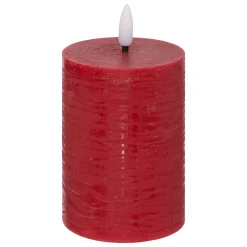 Atmosphera Bougies Led*Bougie ronde à led "Molia" Rouge