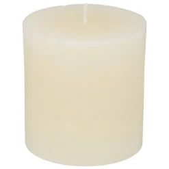 Atmosphera Bougies*Bougie ronde "Olia" Blanc