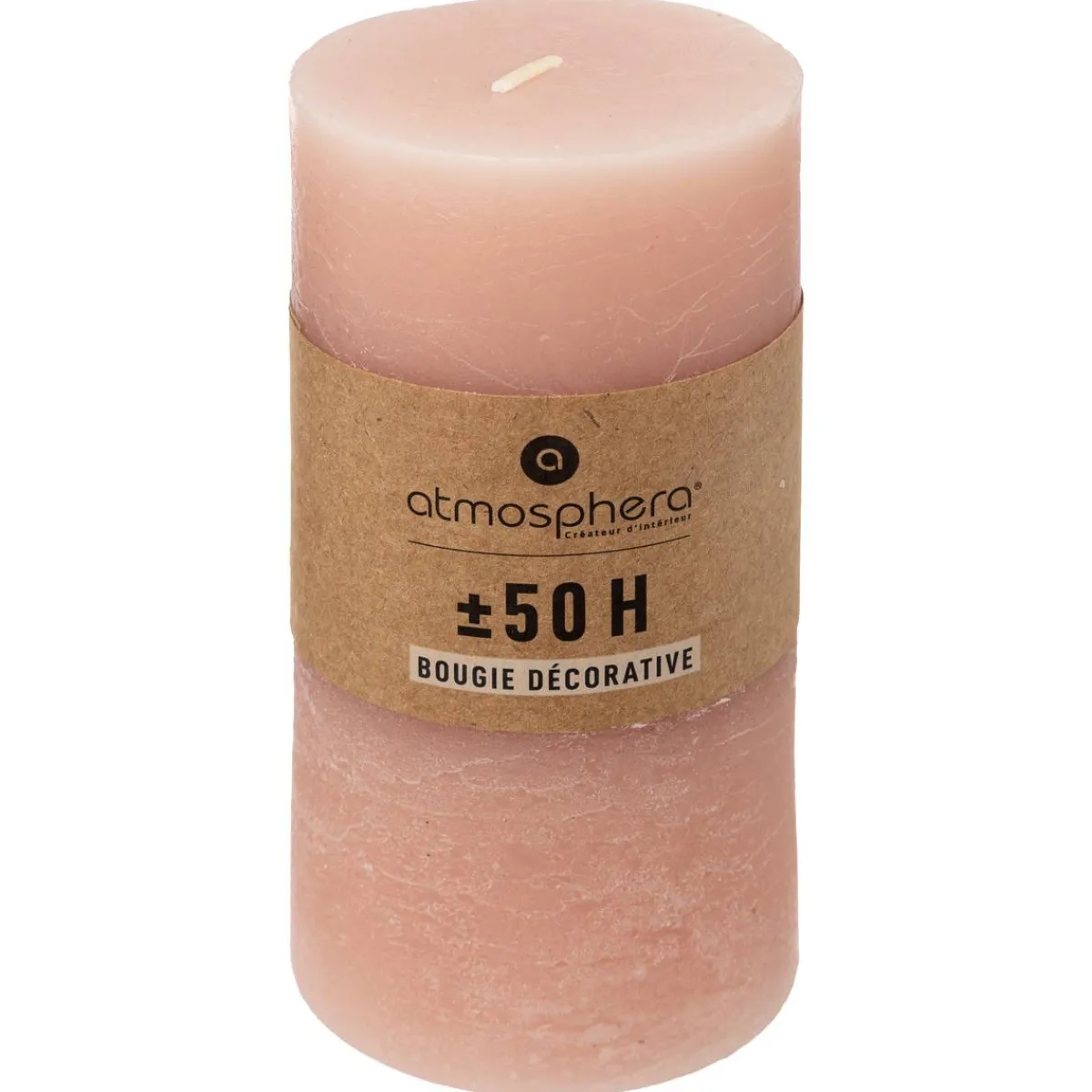 Atmosphera Bougies*Bougie rustique "Olia" Blancivoire