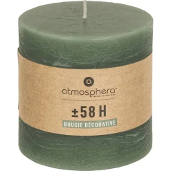 Atmosphera Bougies*Bougie rustique "Olia" Rouge