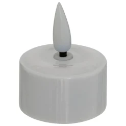 Atmosphera Bougies Led*4 bougies LED "Aitor" Blanc