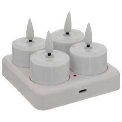 Atmosphera Bougies Led*4 bougies LED 