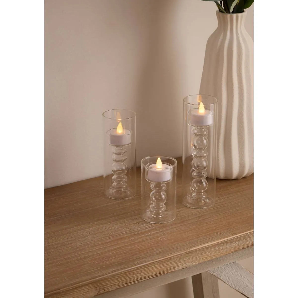 Atmosphera Coffrets Senteurs*3 bougies LED "Lena" Multicolore