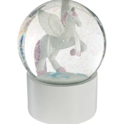 Atmosphera Objets Déco*Boule à neige "Licorne" Beige