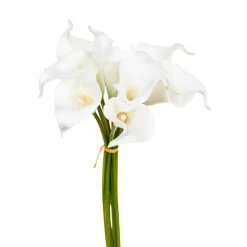 Atmosphera Fleurs Artificielles*Bouquet de 8 arums artificiels Blanc