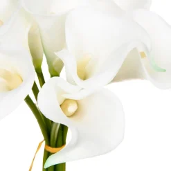 Atmosphera Fleurs Artificielles*Bouquet de 8 arums artificiels Blanc