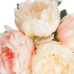 Atmosphera Fleurs Artificielles*Bouquet de 4 pivoines articielles Beige