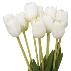 Atmosphera Fleurs Artificielles*Bouquet de tulipes Blancivoire