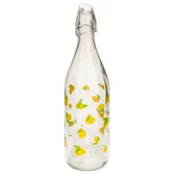 Atmosphera Art De La Table D'Extérieur|Accessoires Vin Et Cocktail*Bouteille imprimée  "Citron" Rose
