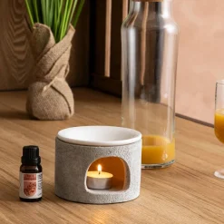 Atmosphera Parfums D'Ambiance*Brûle-parfum "Olioa" Gris