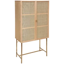 Atmosphera Voir Tout |Buffets*Buffet haut 2 portes "Rayo" Boisnaturel