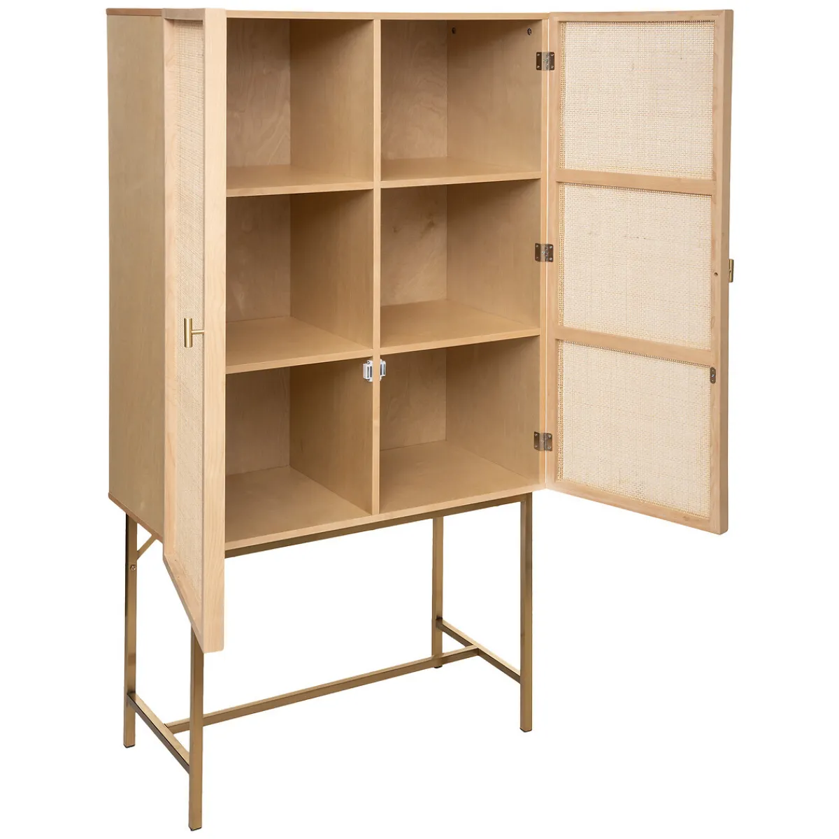 Atmosphera Voir Tout |Buffets*Buffet haut 2 portes "Rayo" Boisnaturel