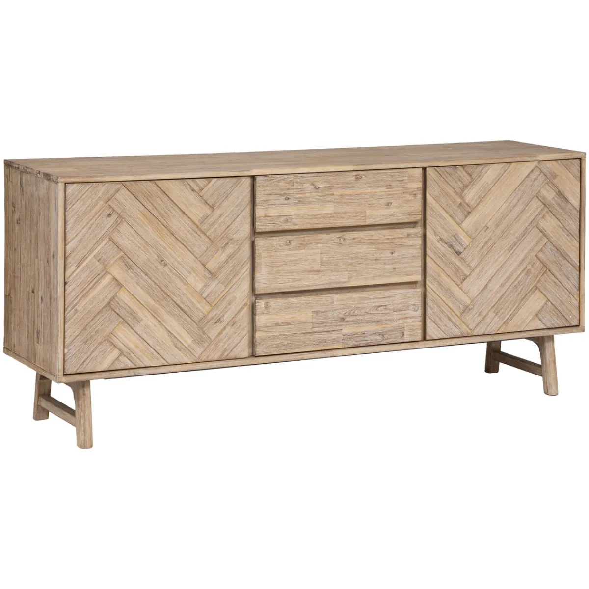 Atmosphera Voir Tout |Buffets*Buffet 2 portes "Aeris" Beige