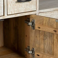 Atmosphera Buffets*Buffet 3 portes "Ajay" Beige