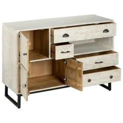 Atmosphera Buffets*Buffet 3 portes "Ajay" Beige