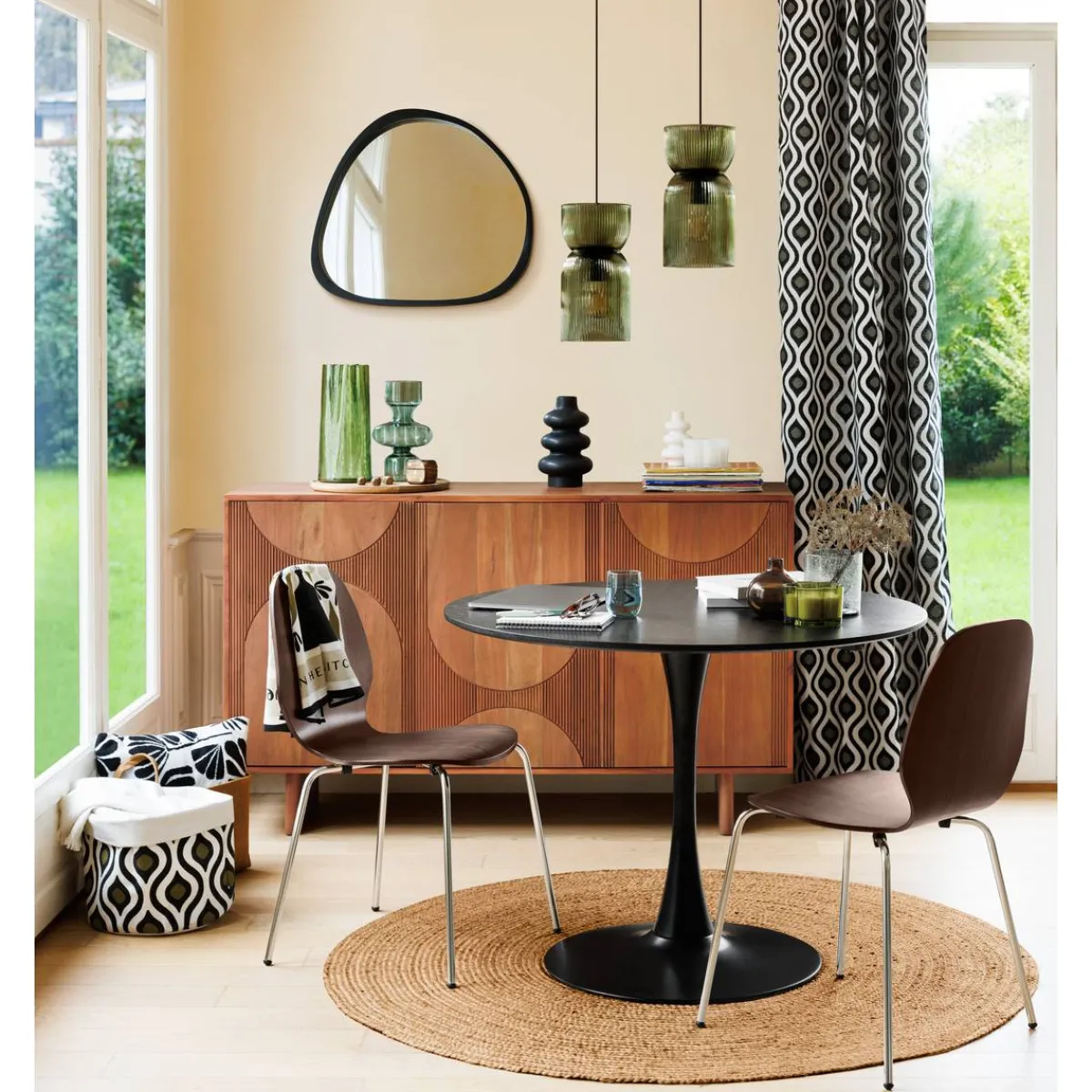 Atmosphera Voir Tout |Buffets*Buffet 3 portes "Nanda" Beige