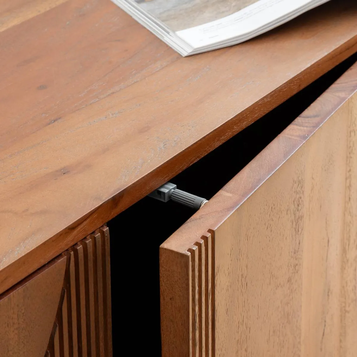 Atmosphera Voir Tout |Buffets*Buffet 3 portes "Nanda" Beige