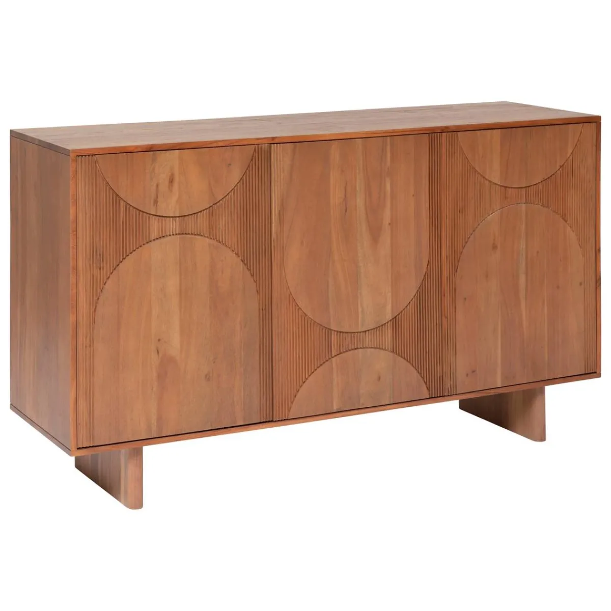 Atmosphera Voir Tout |Buffets*Buffet 3 portes "Nanda" Beige