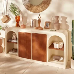 Atmosphera Voir Tout |Buffets*Buffet 2 portes 8 étagères 