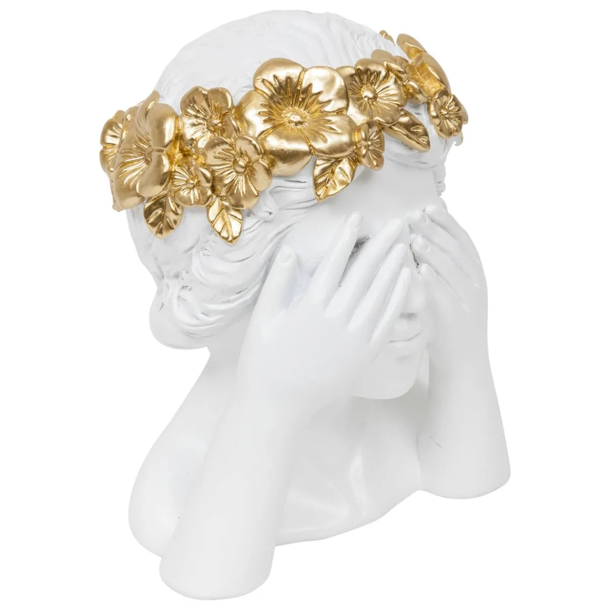 Atmosphera Statuettes, Figurines*Buste de femme "Wild" Blanc