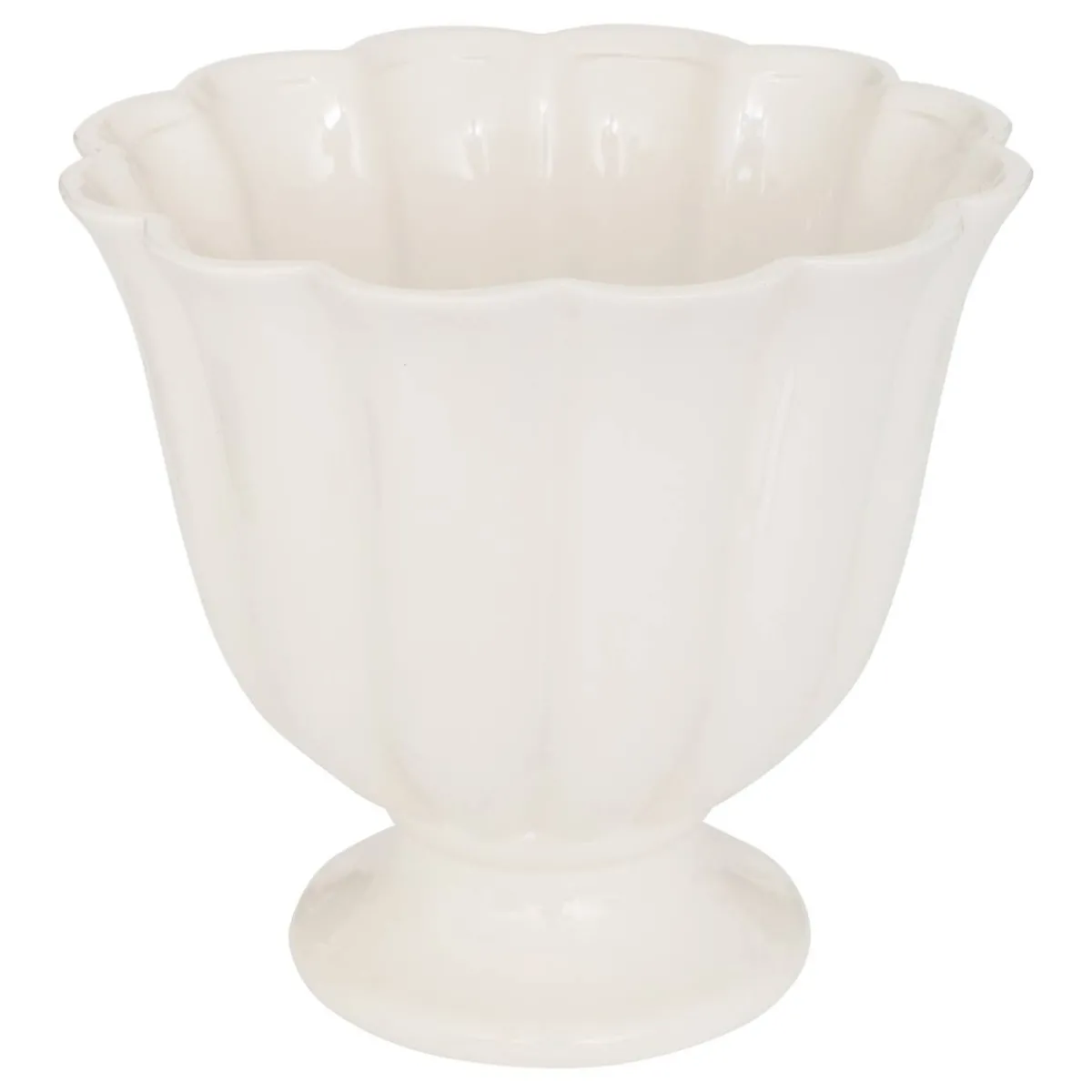 Atmosphera Pots De Fleurs*Cache-pot "Fleur de rose" Transparent