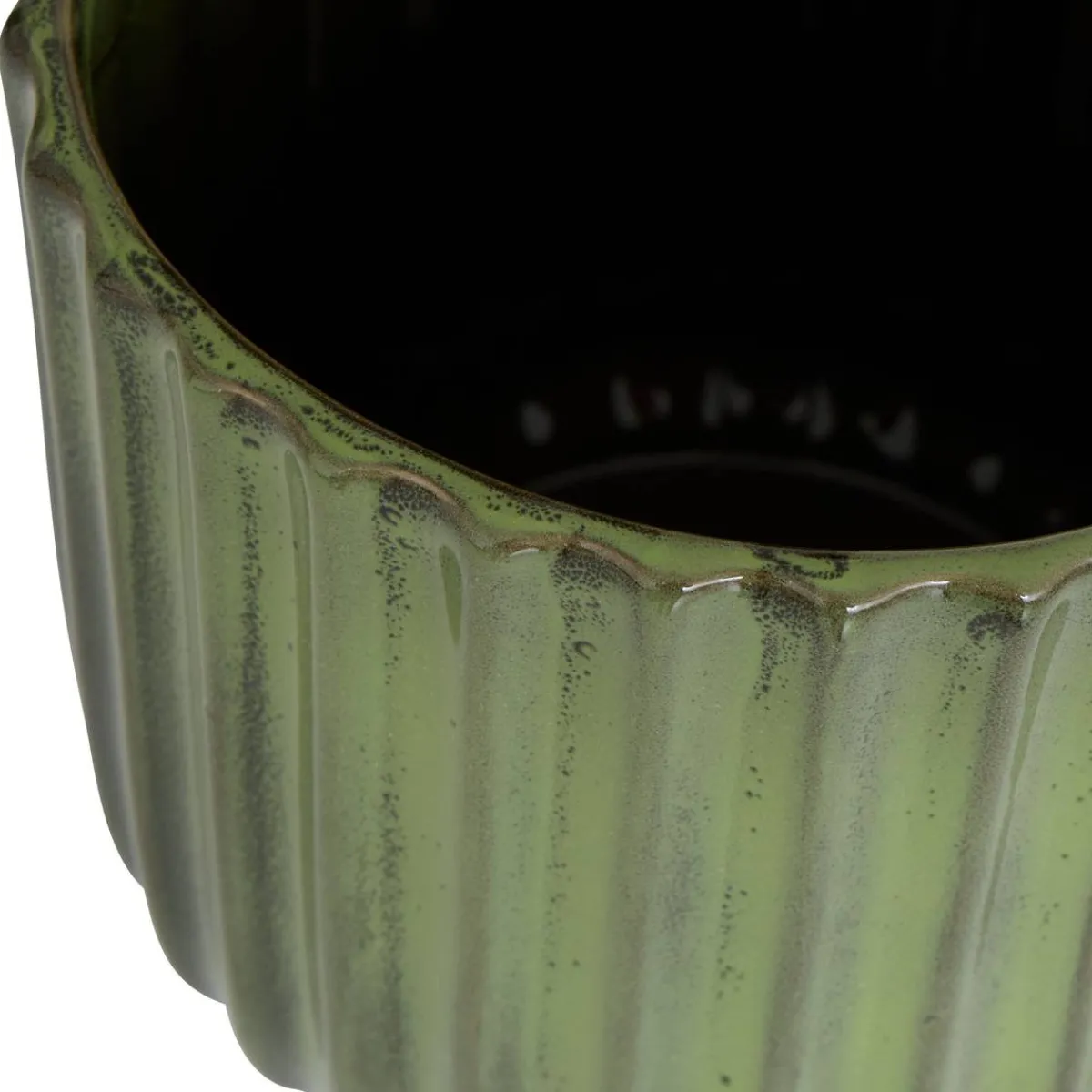 Atmosphera Pots De Fleurs*Cache-pot "Iko" Noir