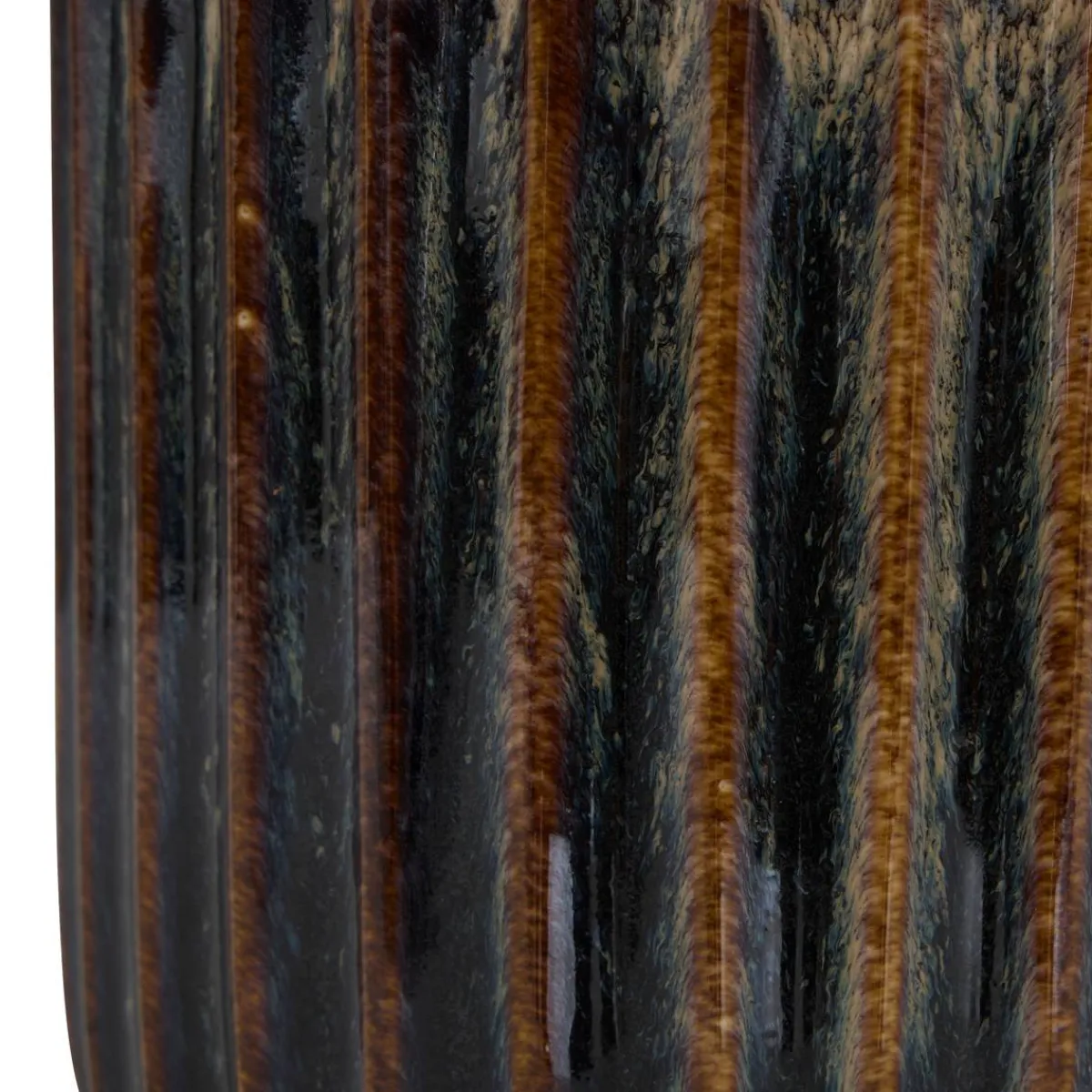 Atmosphera Pots De Fleurs*Cache-pot "Iko" Noir