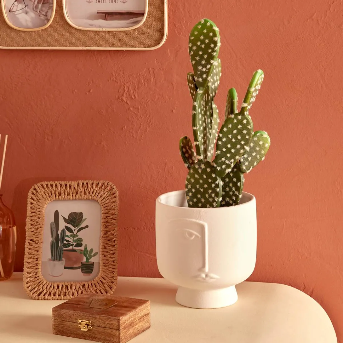 Atmosphera Pots De Fleurs*Cache-pot "Pam" Gris