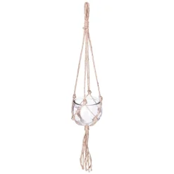 Atmosphera Pots De Fleurs*Cache pot suspendu BlancChaud