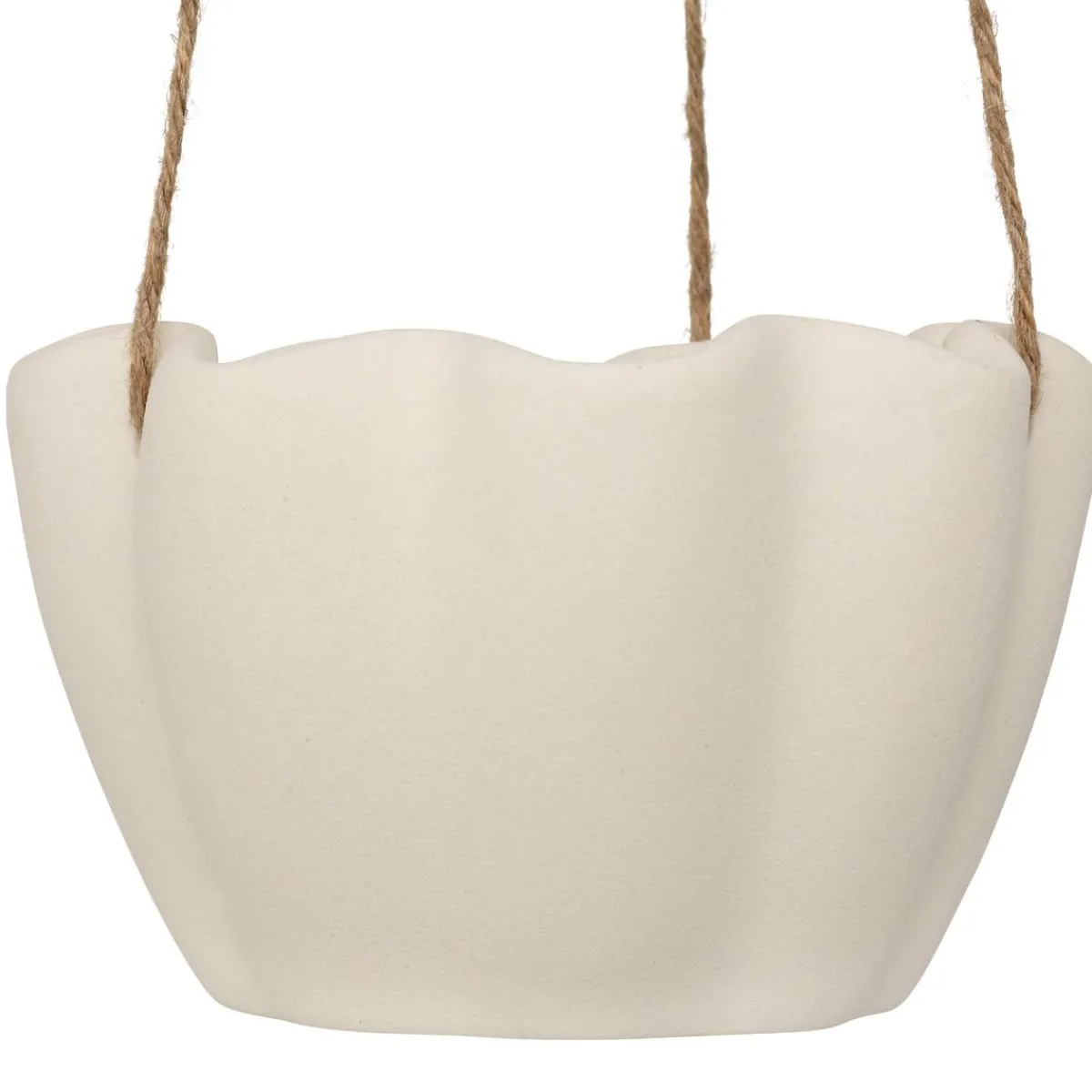 Atmosphera Pots De Fleurs*Cache-pot suspendu "Wild" Beige