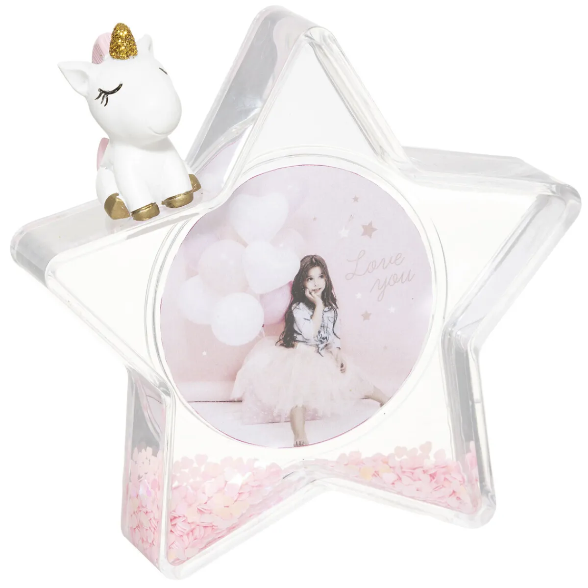 Atmosphera Objets Déco*Cadre enfant "Licorne" Blanc