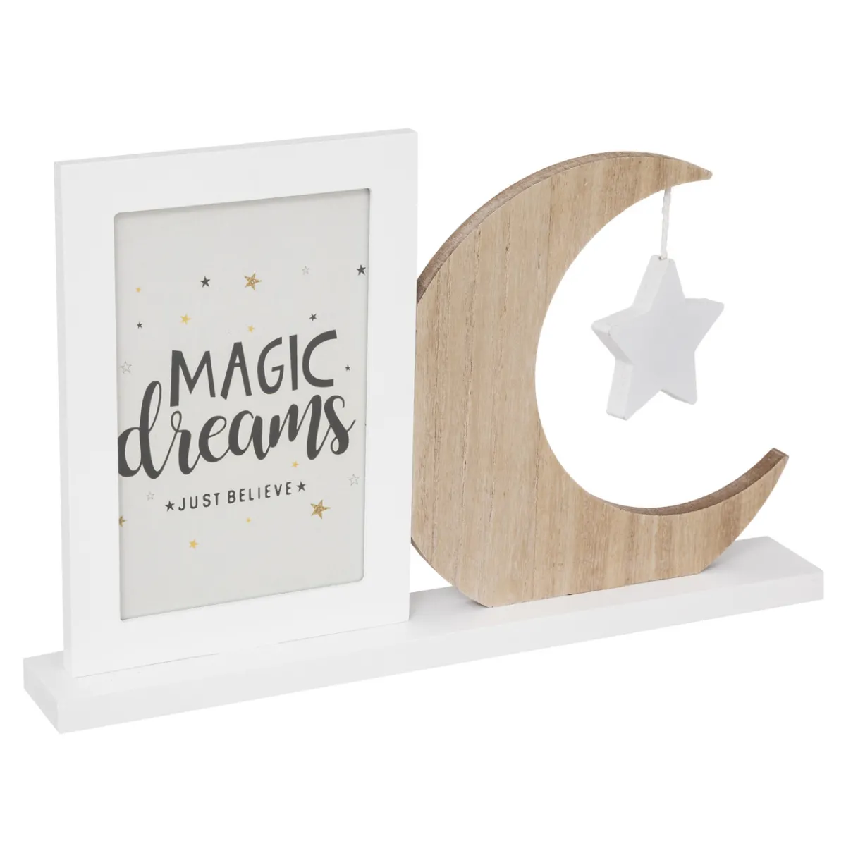 Atmosphera Objets Déco*Cadre photo enfant "Lune" ModèleA