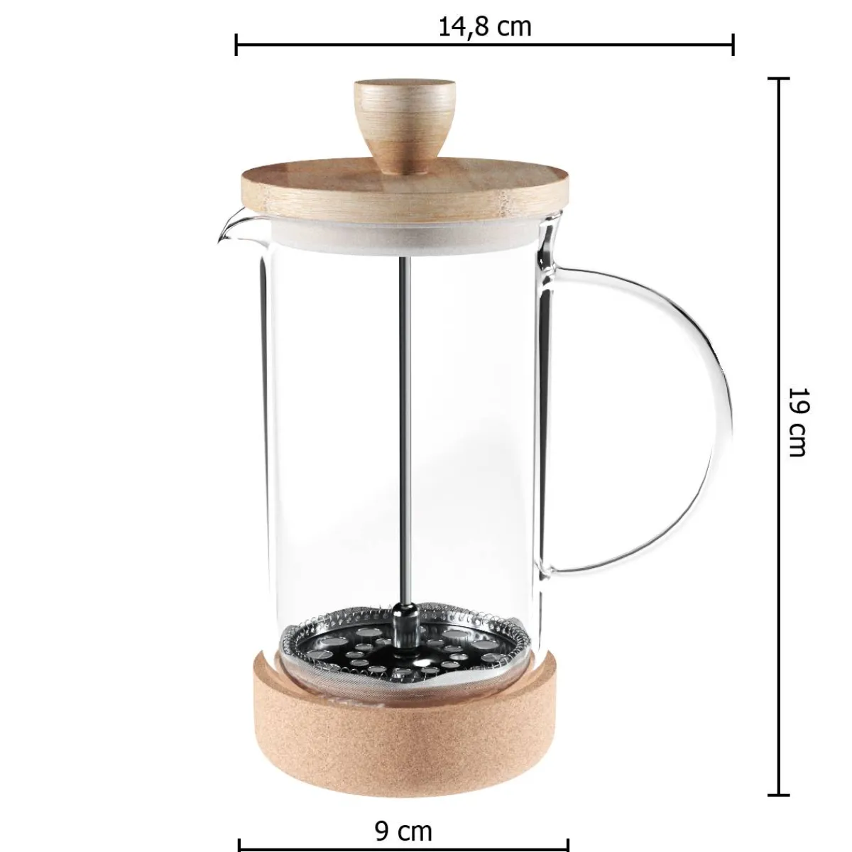 Atmosphera Théières, Cafetières*Cafetière "Bambou" Ocre