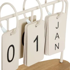 Atmosphera Objets À Poser*Calendrier décoratif "Fred" Noir