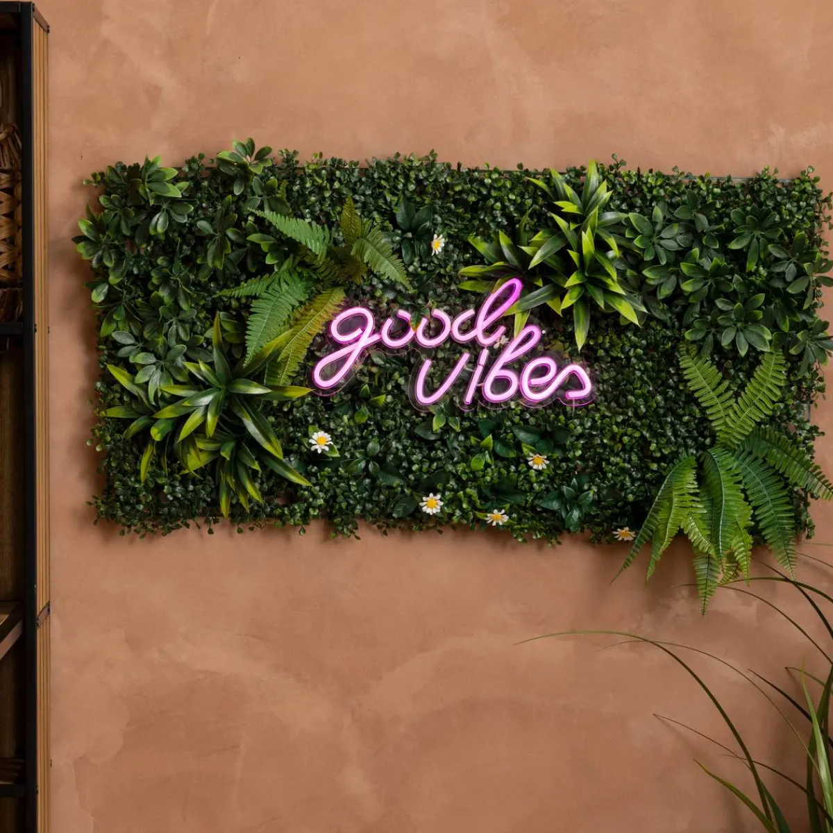 Atmosphera Plantes Artificielles*Carré végétal Jungle "Izy" Vert