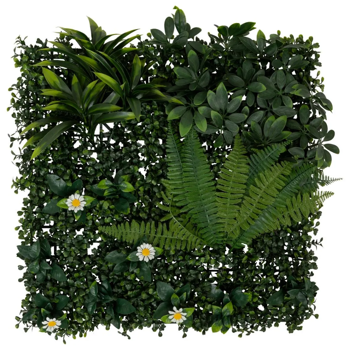 Atmosphera Plantes Artificielles*Carré végétal Jungle "Izy" Vert