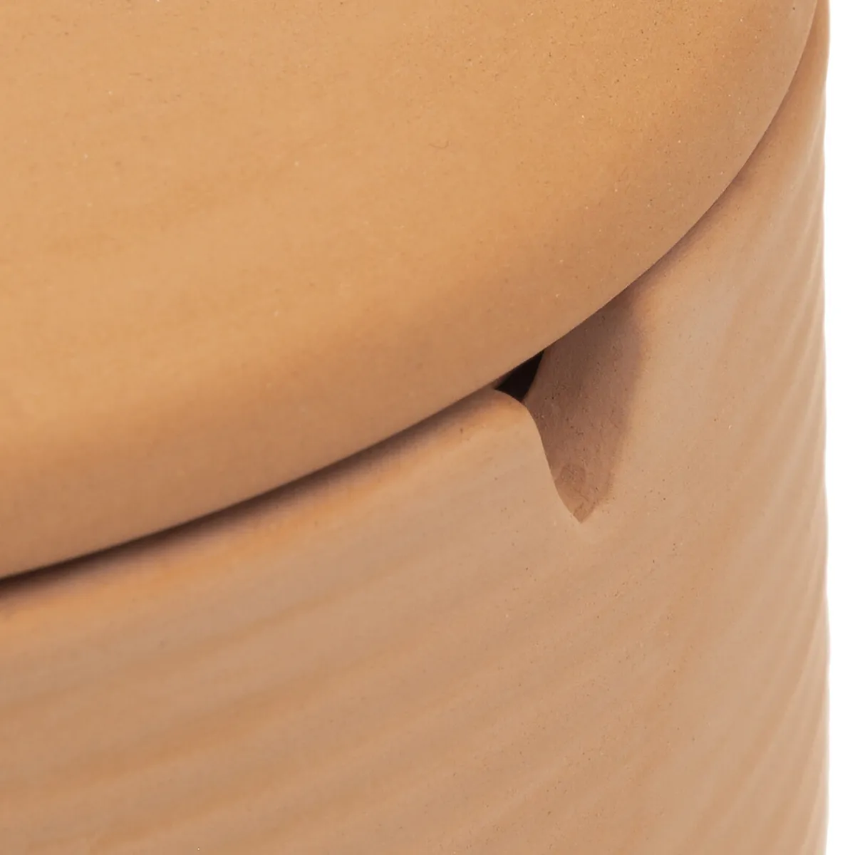 Atmosphera Objets À Poser*Cendrier "Cozy" terre cuite Blanc