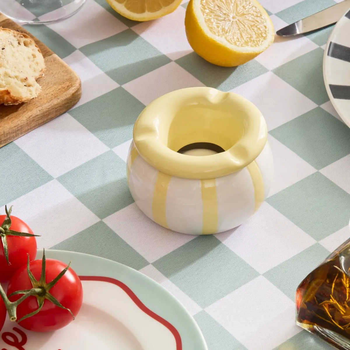 Atmosphera Objets À Poser*Cendrier "Della pasta" Marroncaramel