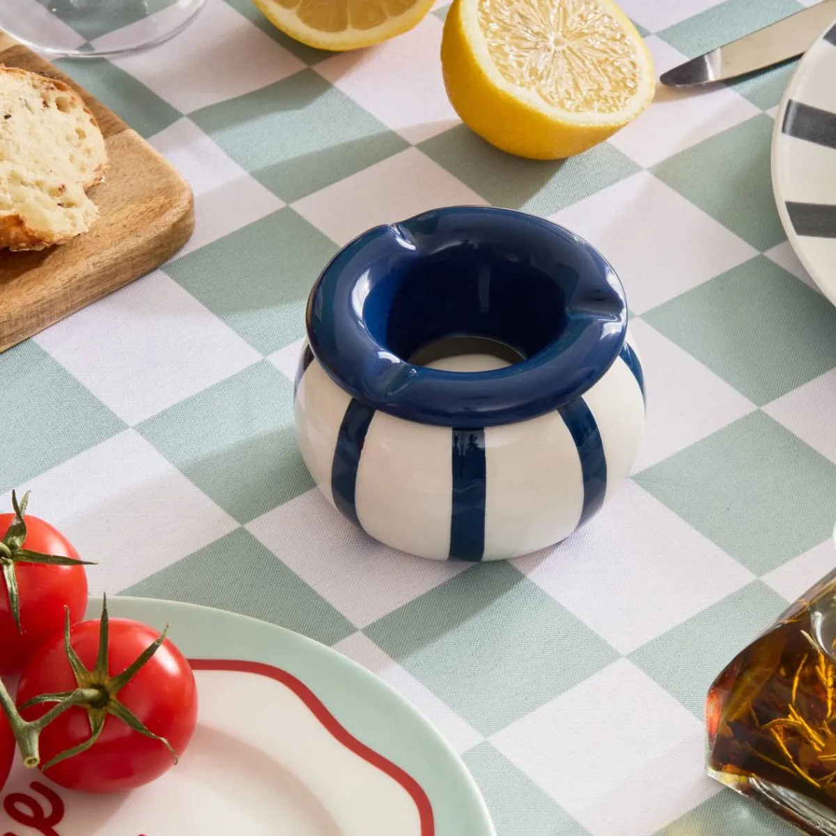 Atmosphera Objets À Poser*Cendrier "Della pasta" Marroncaramel
